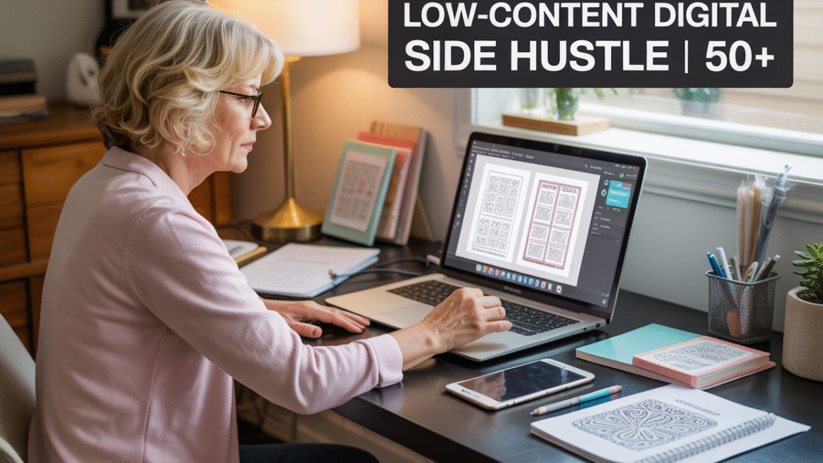 Low-contetnt digitális tartalom készítés mint mellékállás 50 felett
