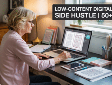 Low-contetnt digitális tartalom készítés mint mellékállás 50 felett