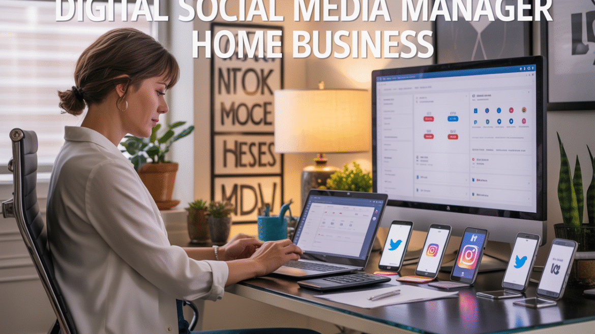 Digitális Social Media menedzser Home Business Modell