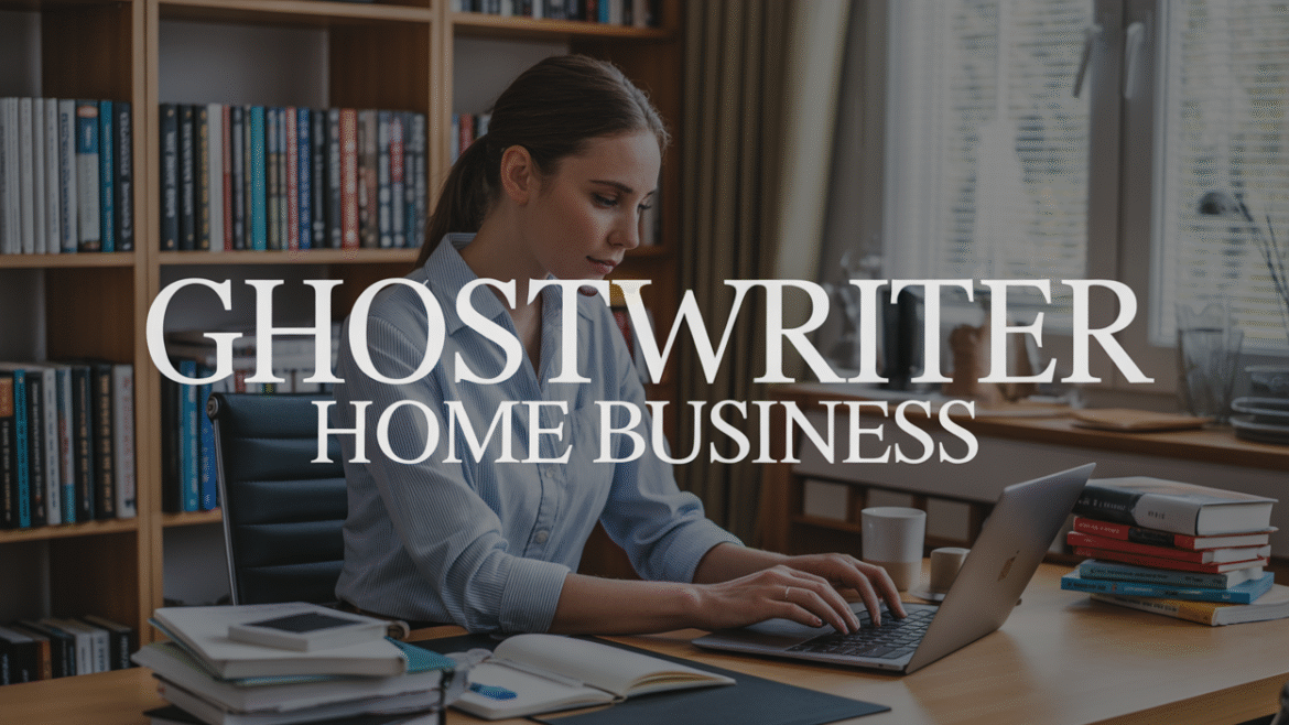 Ghostwriter - kreatív cikk- és könyv író Home Business Modell